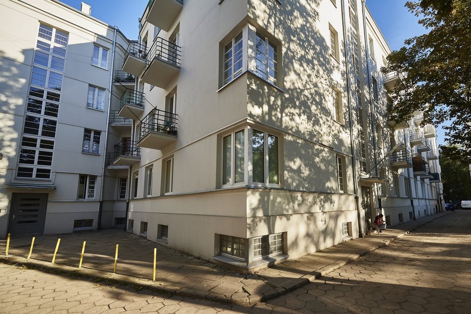 Blok przy ul. Łącznej, część Starego Osiedla Towarzystwa Spółdzielczego "Lokator"