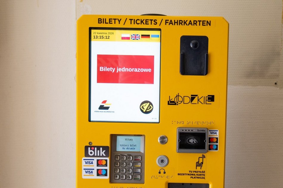 Nowe biletomaty ŁKA w Łodzi i okolicach