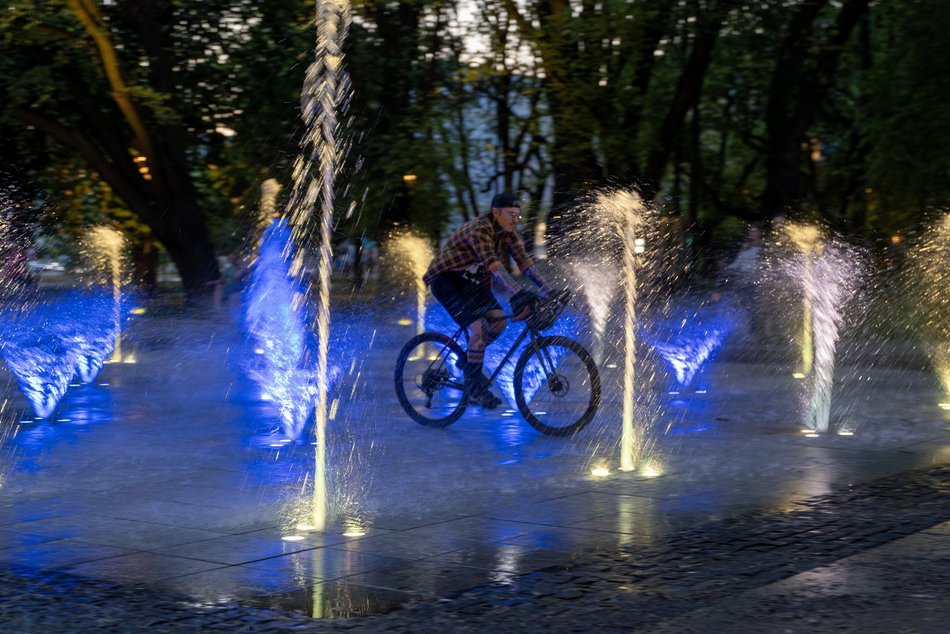 Fontanna w parku Staromiejskim