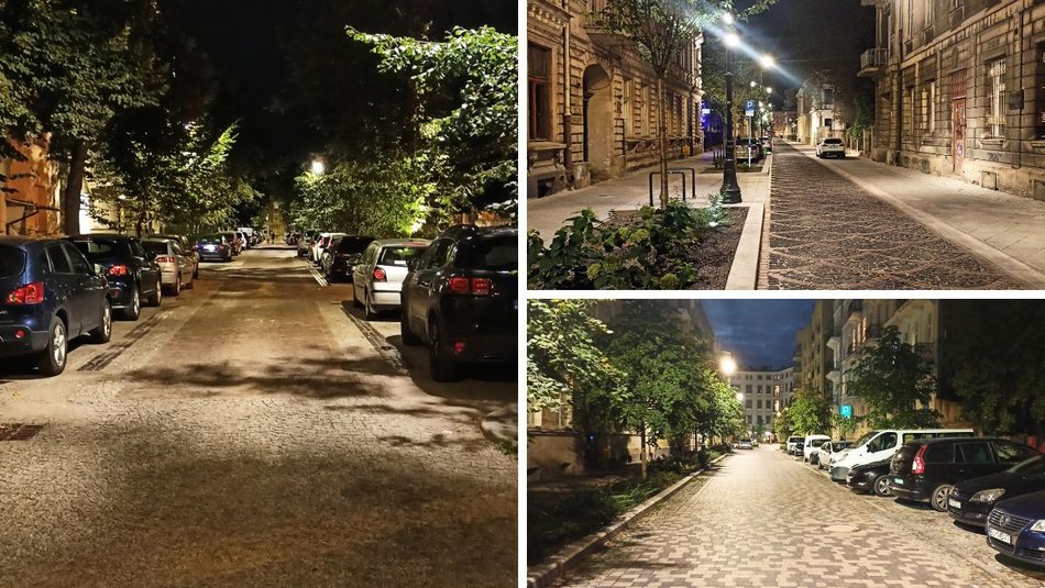 Klimatyczne ulice w Łodzi nocą