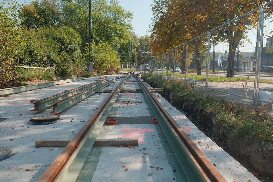 Remont krańcówki MPK Łódź przy Północnej