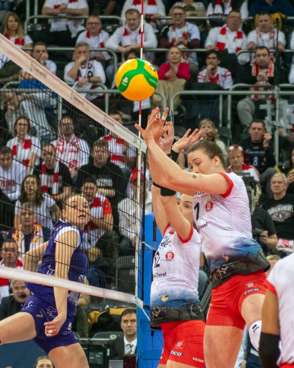 siatkarki podczas meczu