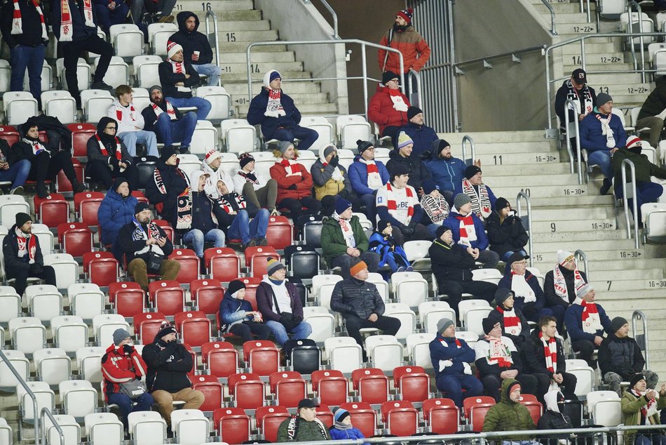 Kibice na meczu ŁKS Łódź z Zagłębiem Lubin. Byłeś? Znajdź się na zdjęciach!