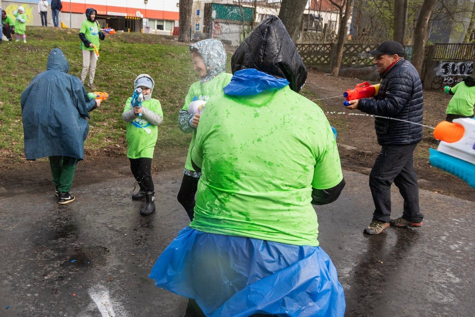 Łódź. Lany Poniedziałek na Manhattanie w Łodzi. Tak Łodzianie celebrowali śmigus-dyngus!