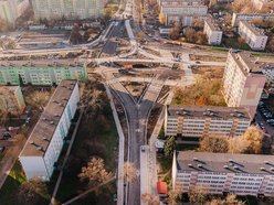 Łódź. Rondo Broniewskiego w Łodzi ponownie otwarte. Kiedy wróci ruch i autobusy MPK Łódź?