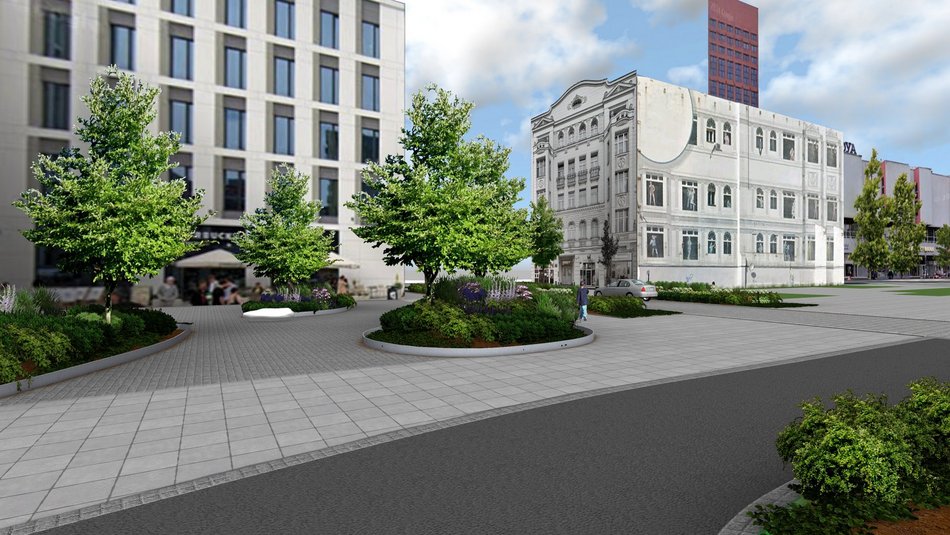 Łódź. Zielona oaza przy Stajni Jednorożców w Łodzi. Niemal 2 tysiące mkw. odbetonowanej powierzchni