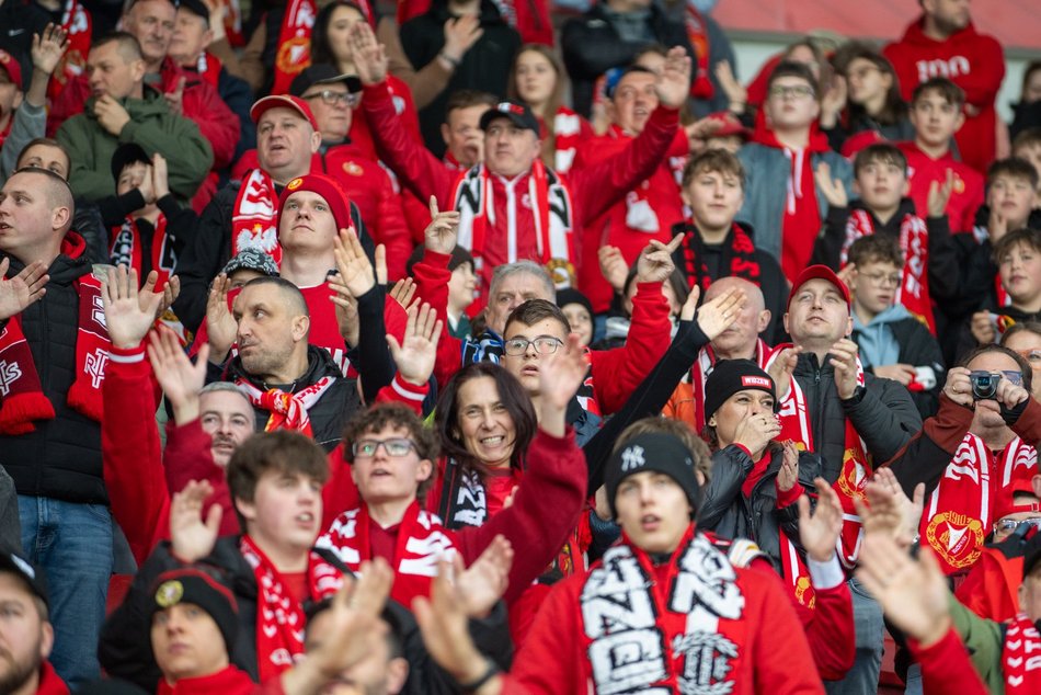 Łódź. Kibice na meczu Widzewa Łódź z Górnikiem Zabrze. Byłeś/aś? Znajdź się w galerii!