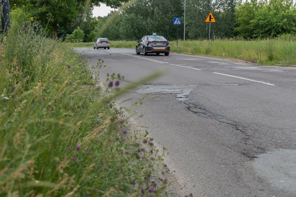 Łódź. Ulica św. Wojciecha w Łodzi