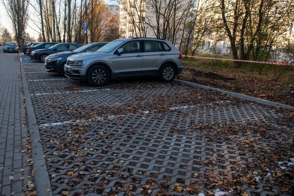 Remont na Zarzewie. Parking Nurta-Kaszyńskiego