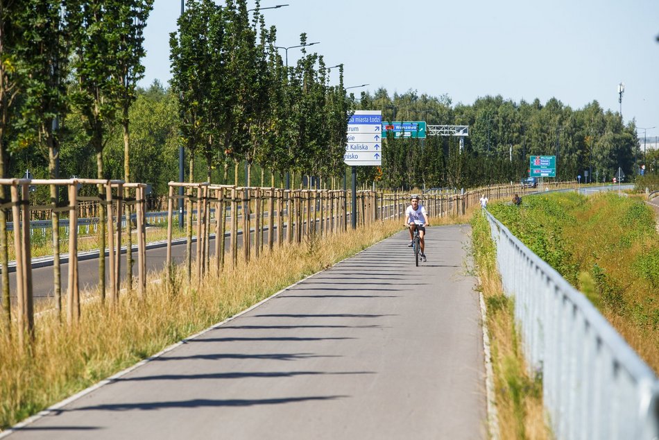 Droga rowerowa na Trasie Górna