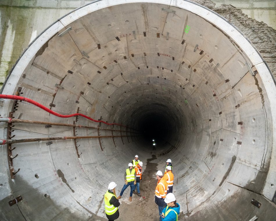 Tunel średnicowy pod Łodzią. Budowa stacji Łódź Polesie