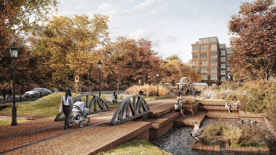 Apartamentowiec przy ul. Tymienieckiego 17 - wizualizacja