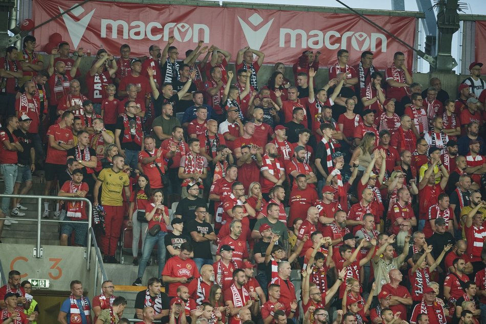 Mecz Widzew Łódź kontra Puszcza Niepołomice. Odszukaj się na zdjęciach z trybun!
