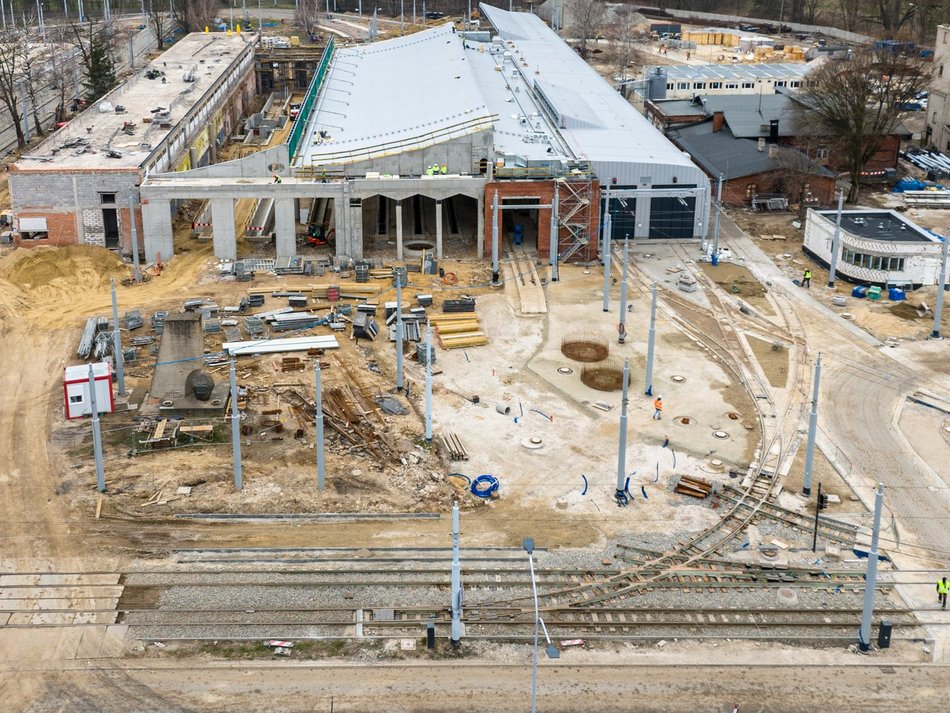 Zajezdnia Chocianowice w przebudowie