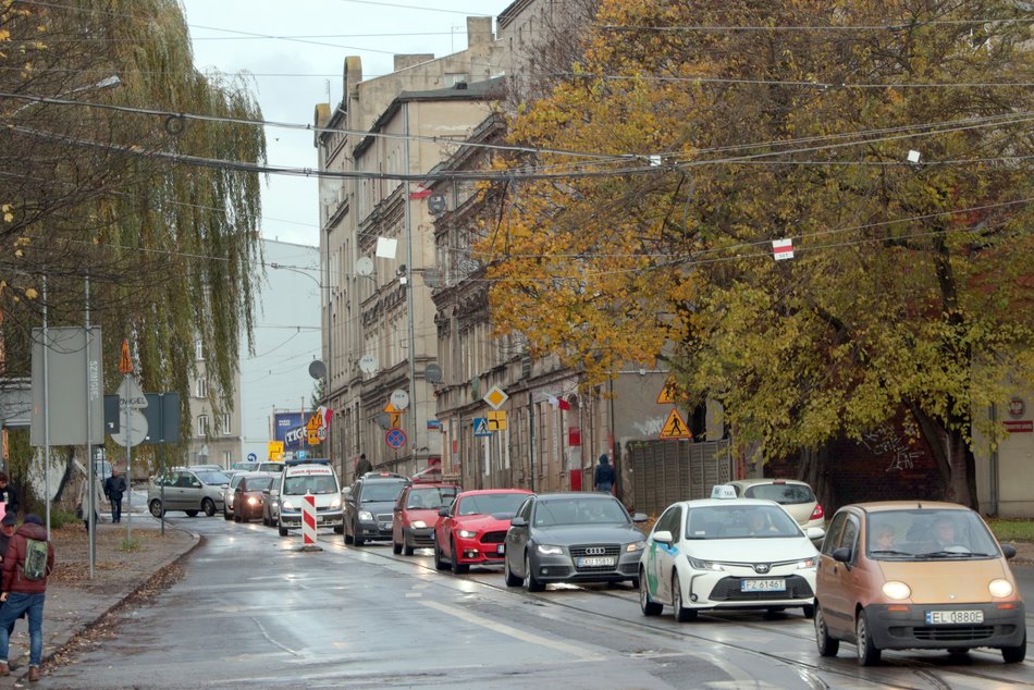 Ulica w Łodzi