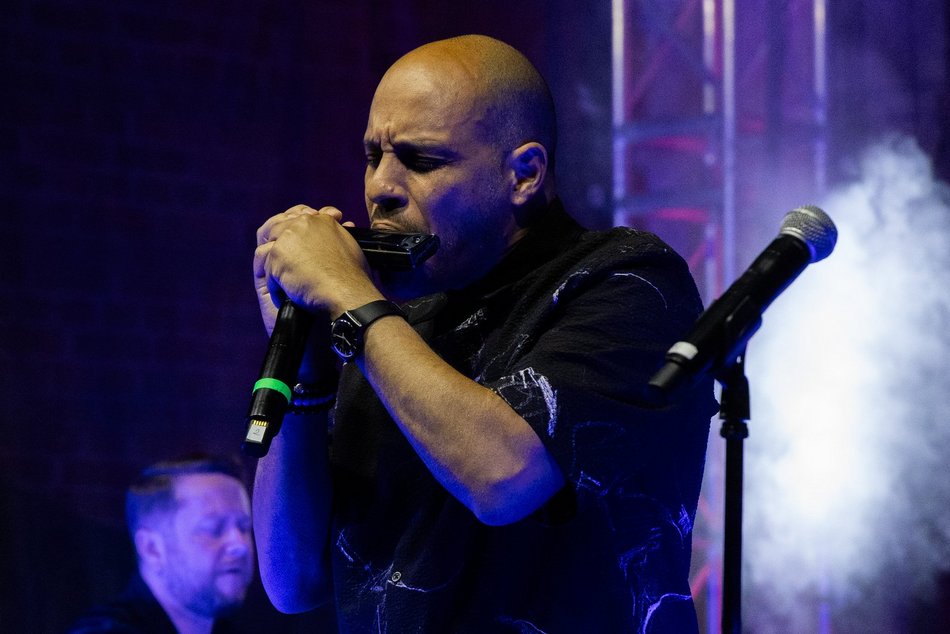 Grégoire Maret na Geyer Music Factory. Wirtuoz harmonijki ustnej wystąpił w Łodzi