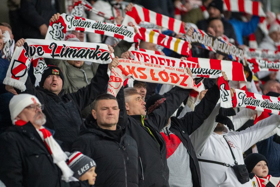 Kibice na meczu ŁKS Łódź z Puszczą Niepołomice. Byłeś/aś? Odszukaj się w galerii
