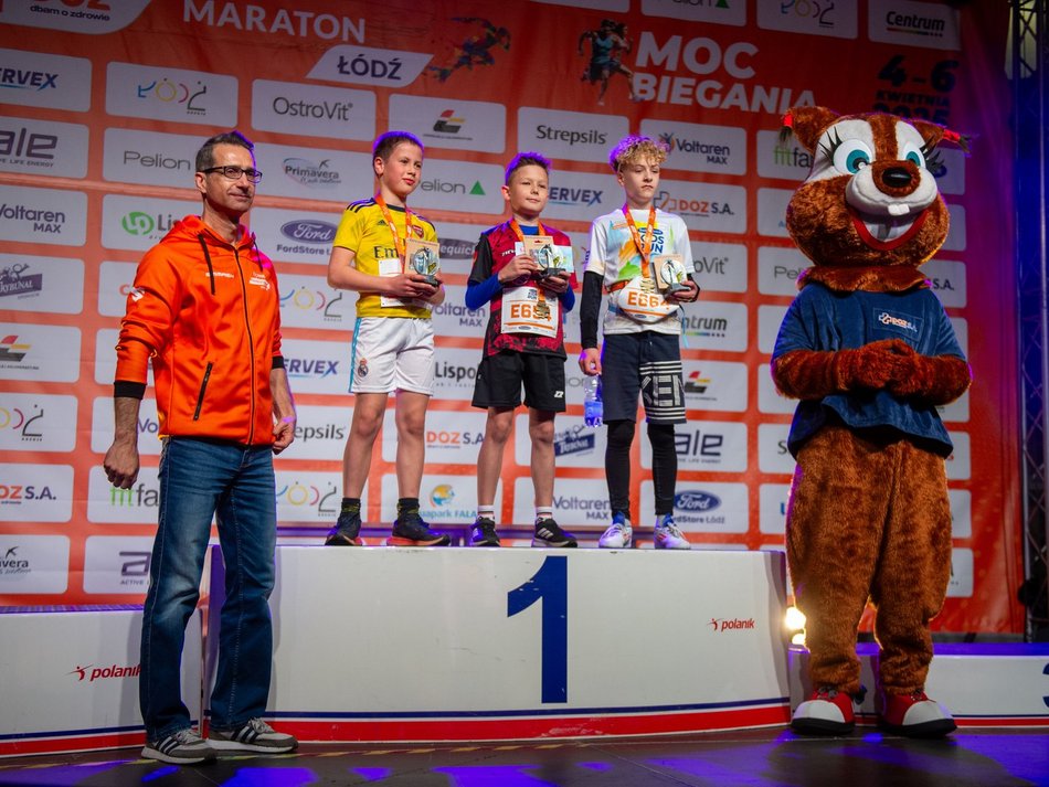 Kids Run na DOZ Maraton Łódź 2025. Tak pobiegły dzieci!