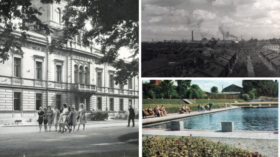 osiedle robotnicze księży młyn w łodzi w dawnych czasach