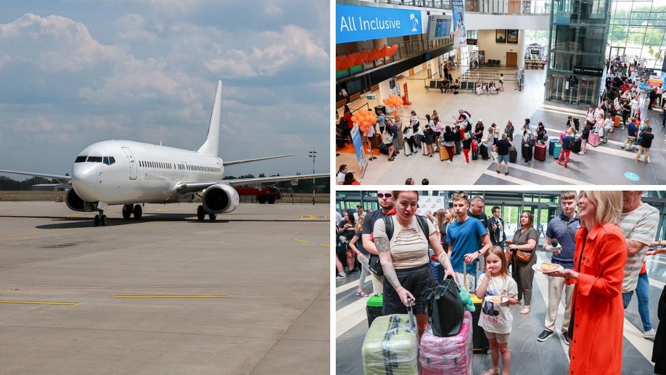 Łódź. Z lotniska w Łodzi prosto do Szarm el-Szejk! Pierwsi pasażerowie już na pokładzie