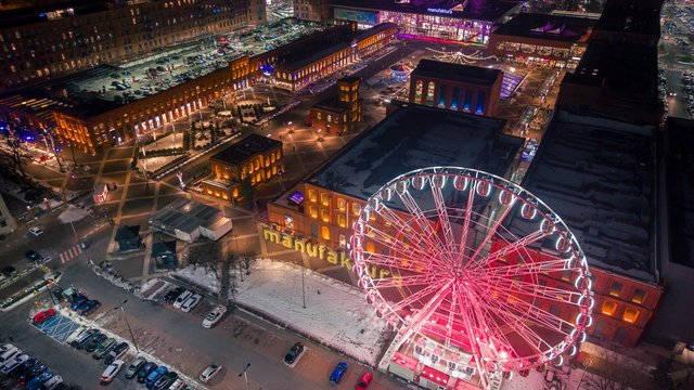 Nowy diabelski młyn w Manufakturze. Aż 20 metrów wyższy od swojego poprzednika [ZDJĘCIA]