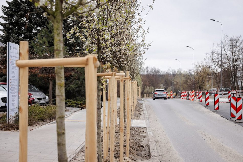Łódź. Remont Szparagowej i Wersalskiej