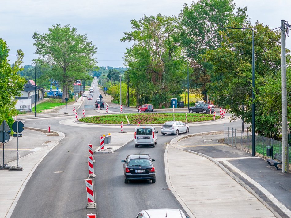 Nowe rondo na Pomorskiej