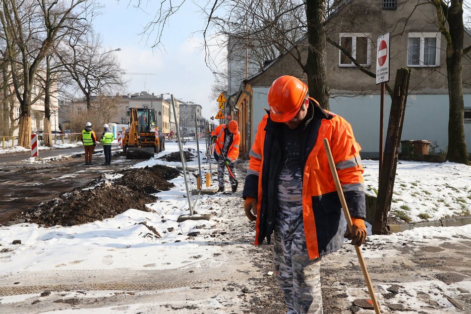 Przybyszewskiego w remoncie