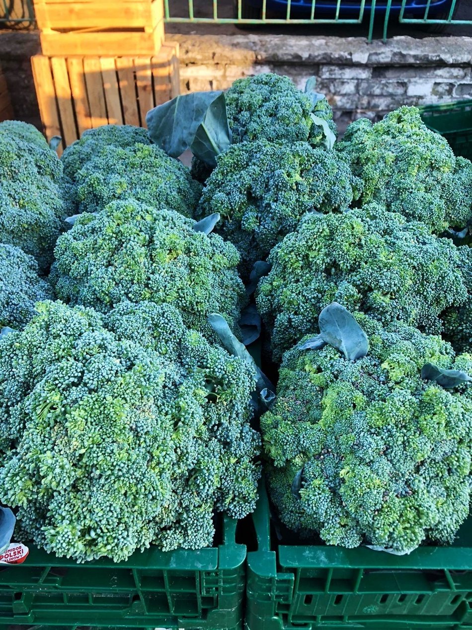 Rynek Bałucki Łódź - brokuły