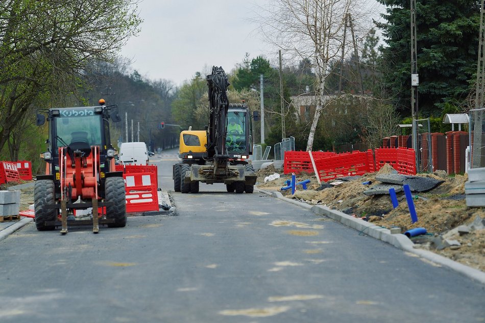 Łódź. Remont Biegunowej
