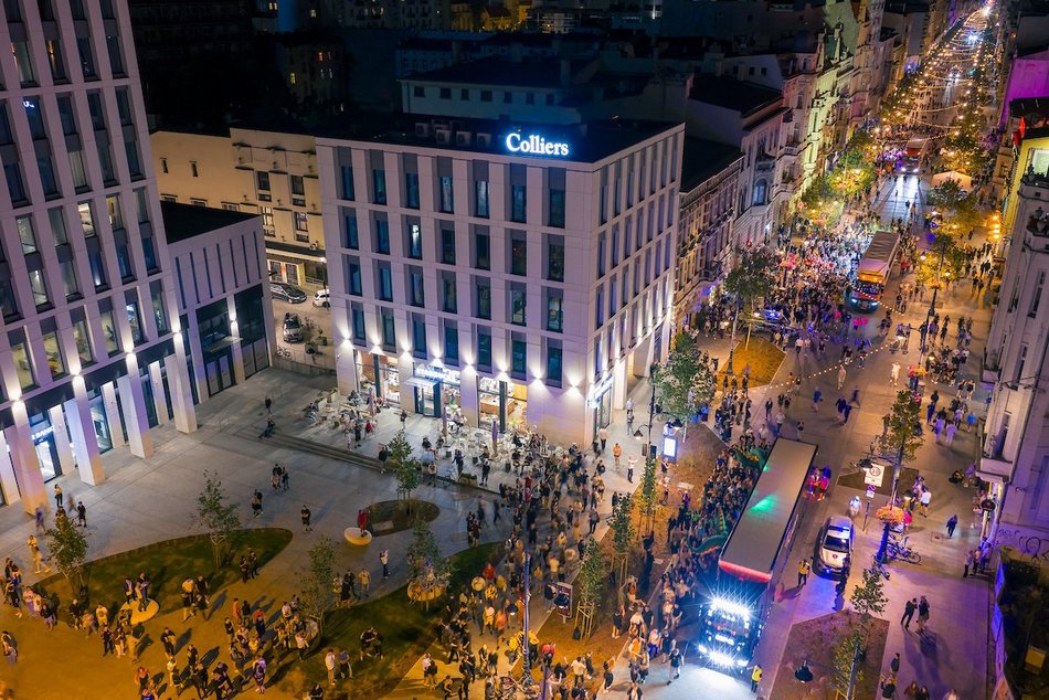 Łódź. To dopiero widok! Największy pochód w historii Parady Wolności w Łodzi z lotu ptaka!