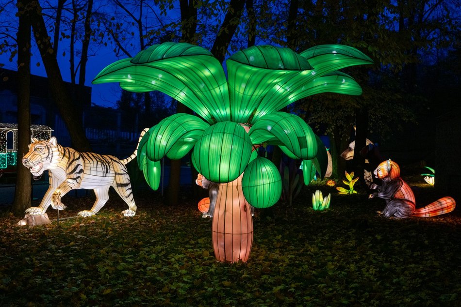 Park Miliona Świateł w Łodzi otwarty! Magiczne zwierzęta opanowały Orientarium Zoo Łódź
