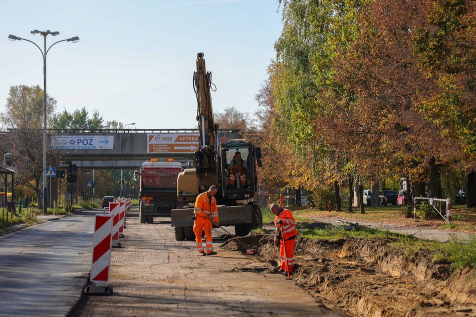 ulica Metek Polskich w remoncie