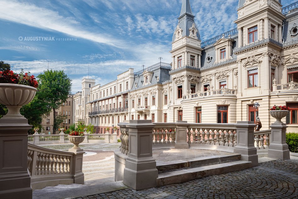 piękna fotografia pokazująca miasto Łódź