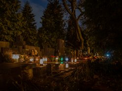 Akcja Hiena na cmentarzach w Łodzi