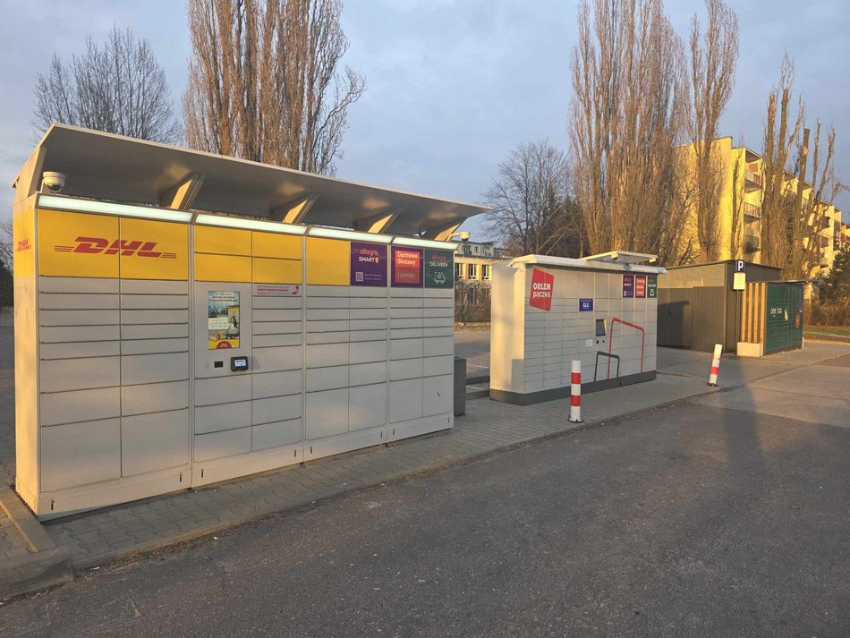 Łódź. Paczkomaty