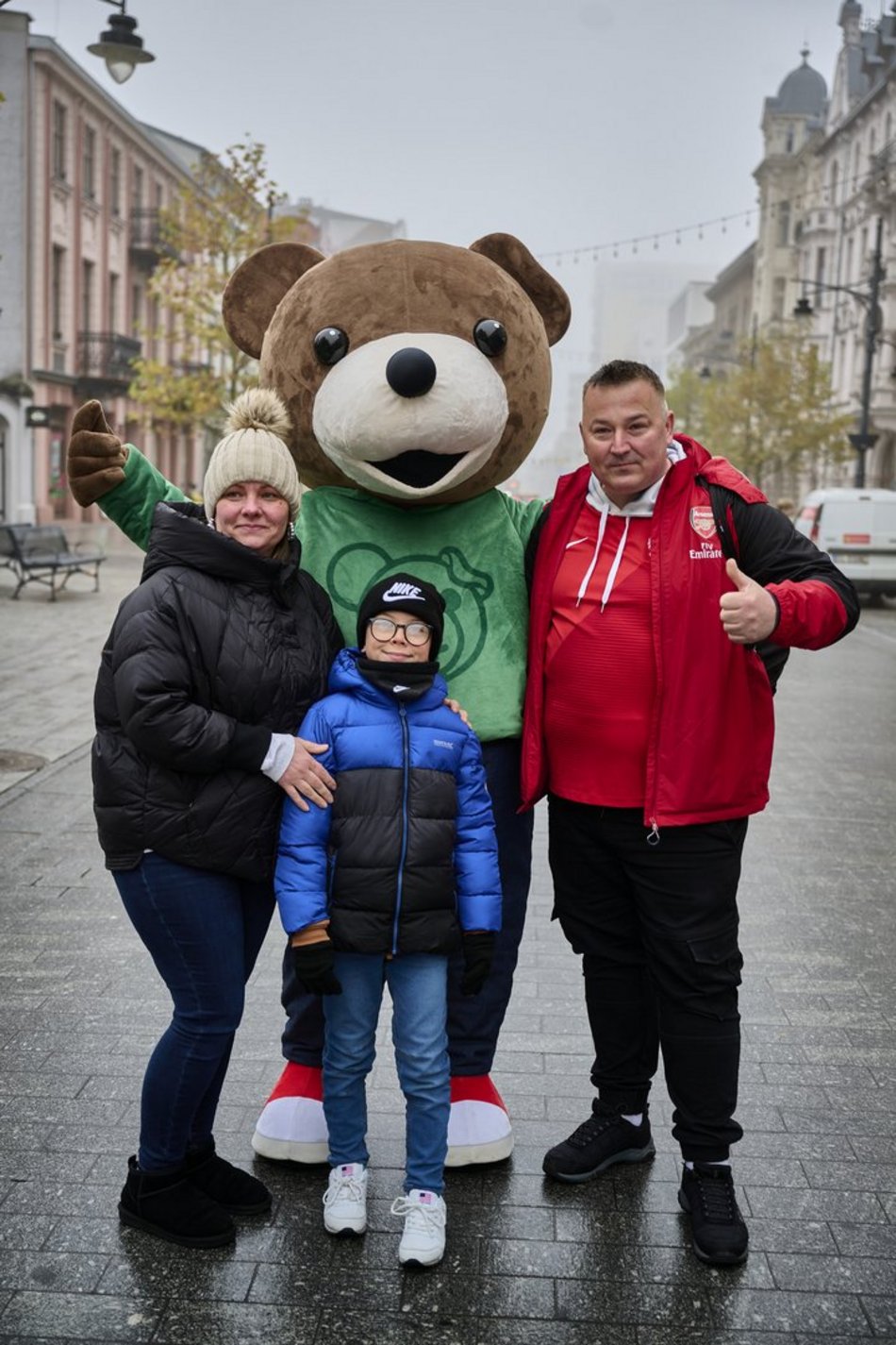 Miś Uszatek na Piotrkowskiej