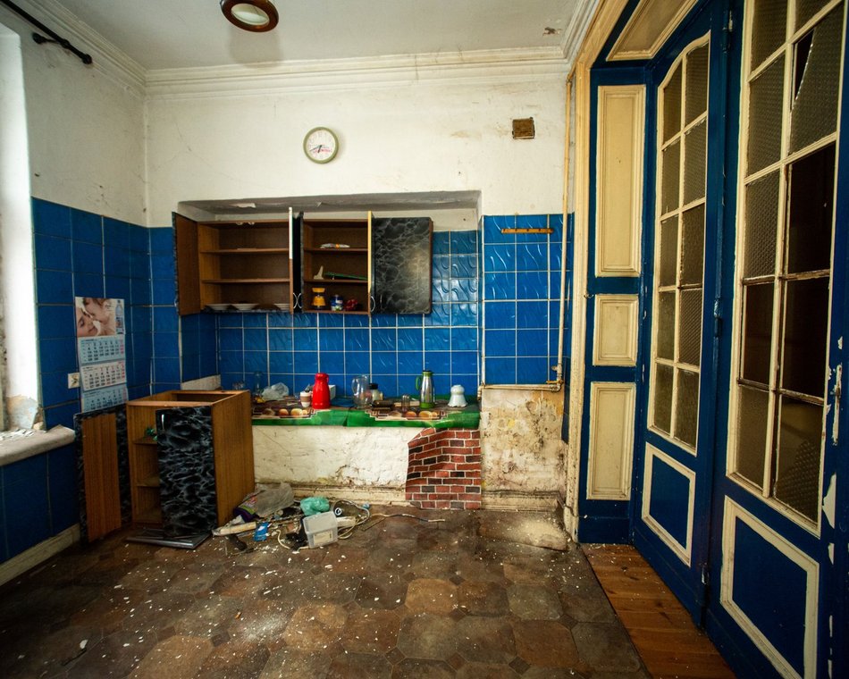 Kamienica przy ul. Zachodniej 76 przed remontem