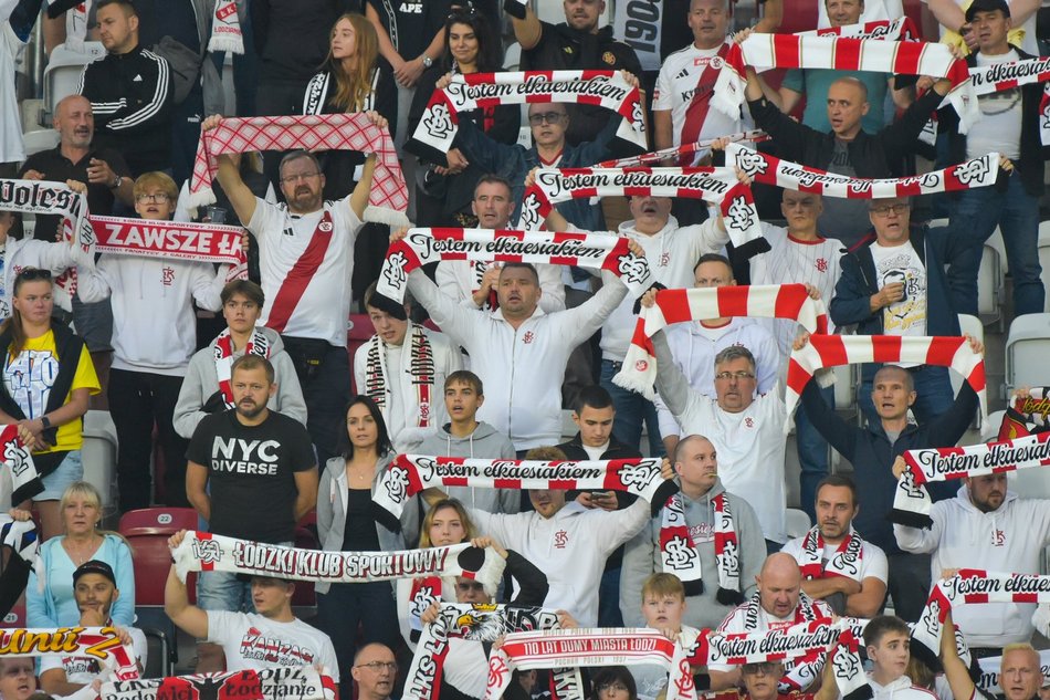 Kibice na meczu ŁKS Łódź z Polonią Bytom. Byłeś/aś tam? Odszukaj się w galerii!