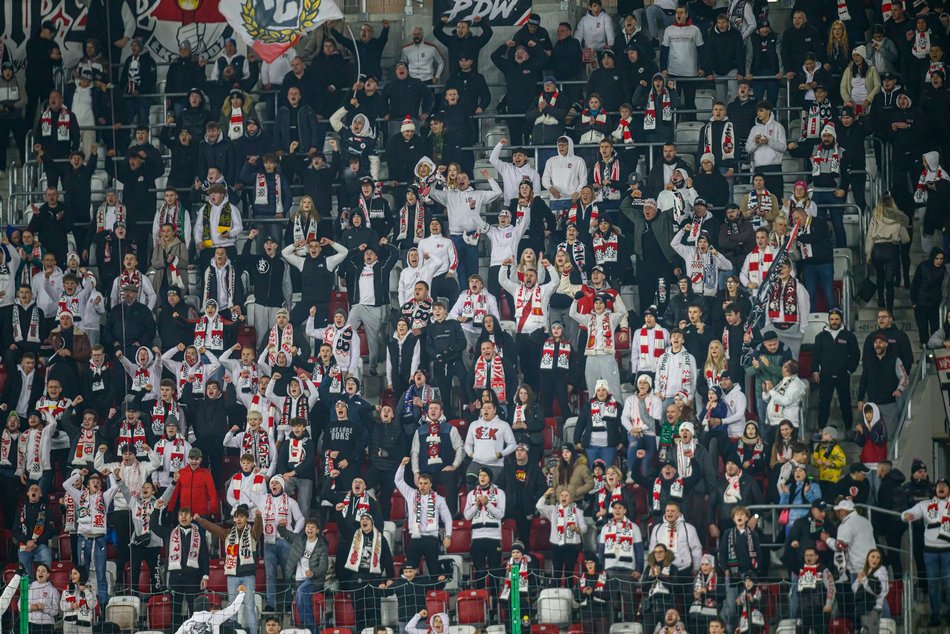 Łódź. Kibice na meczu ŁKS Łódź - Śląsk Wrocław. Byłeś/aś? Znajdź się w galerii