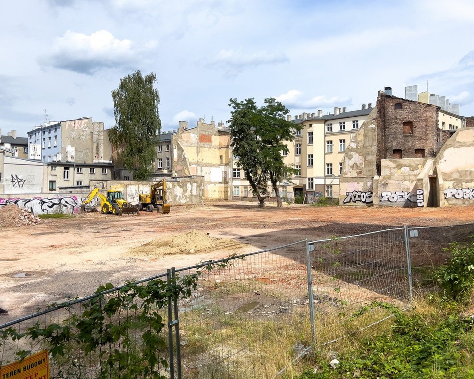 teren po rozbiórce