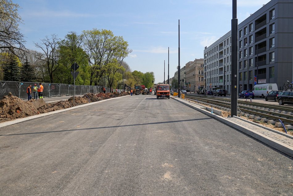 Bulwary Północne - koniec remontu na nitce północnej