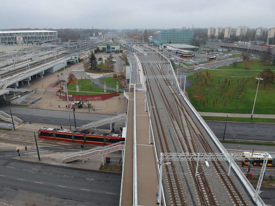 Nowe perony dworca Łódź Kaliska
