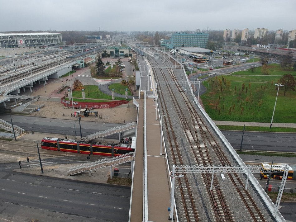 Nowe perony dworca Łódź Kaliska