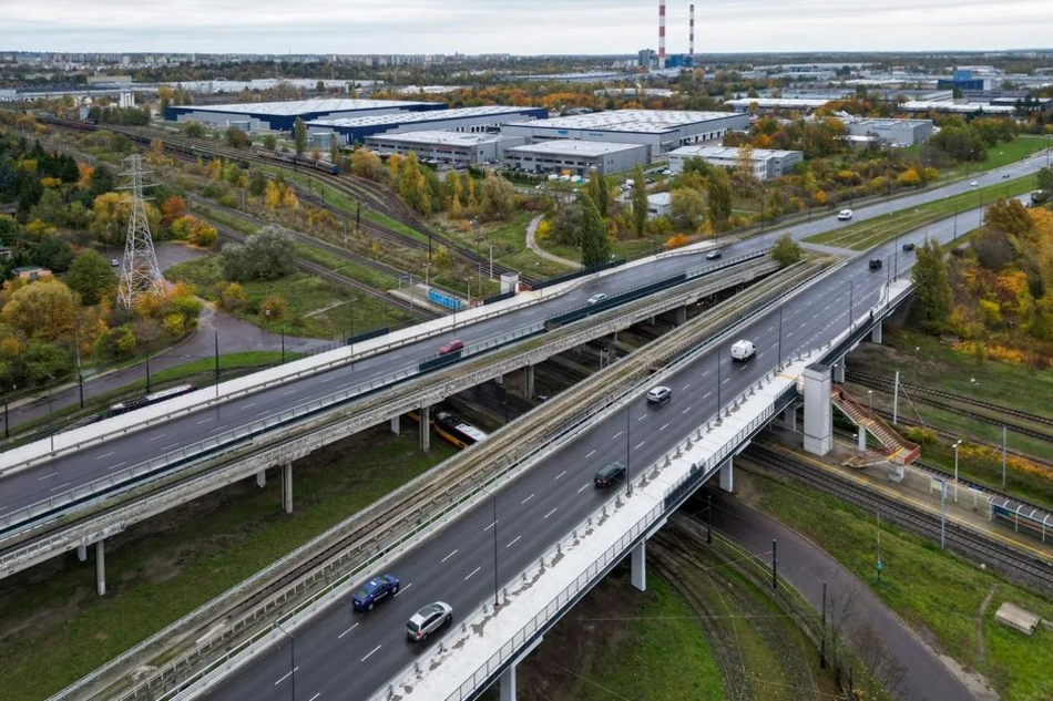 Łódź. Wiadukt na Dąbrowskiego
