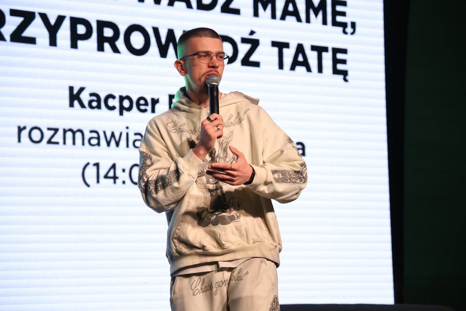 Łódź. Trzeci dzień Future Up! Fest w Łodzi. Byli Maciej Musiał, Kacper Błoński i Czarek Czaruje