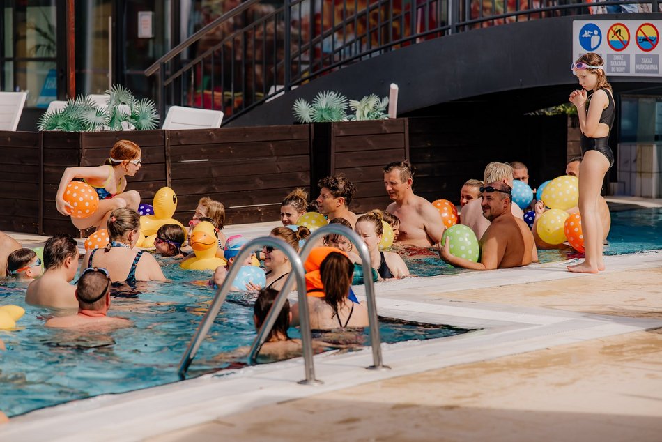 Lany poniedziałek w Aquaparku Fala. Tam wody nie brakowało!