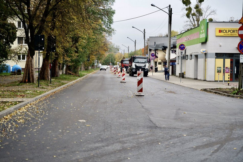 Remont Ciołkowskiego w Łodzi na finiszu. Drogowcom zostały tylko prace wykończeniowe
