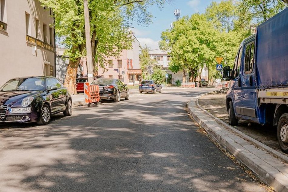 Łódź. Remont Piwnej i Powstańców Wielkopolskich
