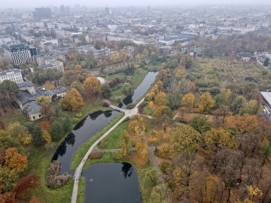 zdjęcia parku helenów z lotu ptaka